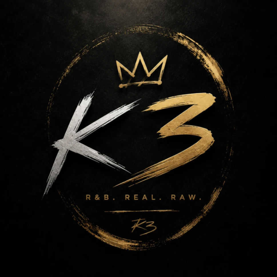 K3 The Creator emblem on a black and gold banner